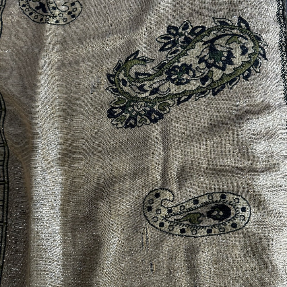 New Pashmina scarf shawl sparkly thick scarf 66x28 inch - Picture 3 of 6